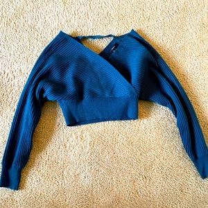 Forever 21 cropped cutout back top